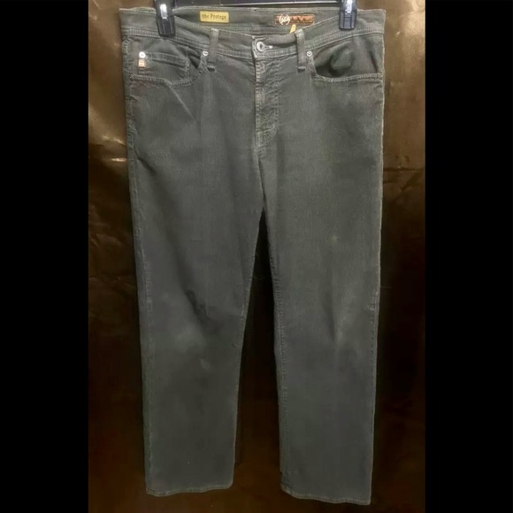 AG Adriano Goldschmied The Protege Green Cords - Picture 1 of 3